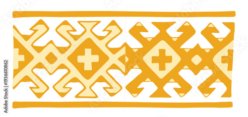 Slavic Gods and Balkan Folk Symbolism Expressed Through Vibrant Ethnic Design