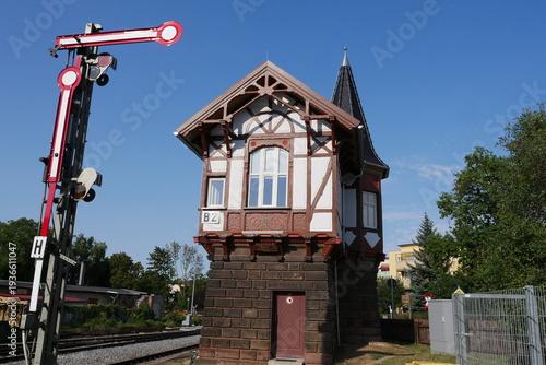 Stellwerk am Bahnhof Thale im Harz
