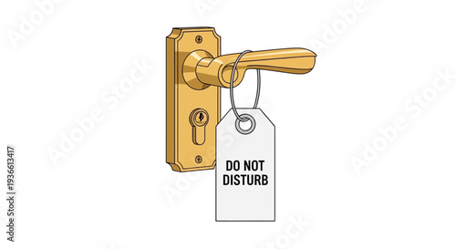Do Not Disturb Door Handle.