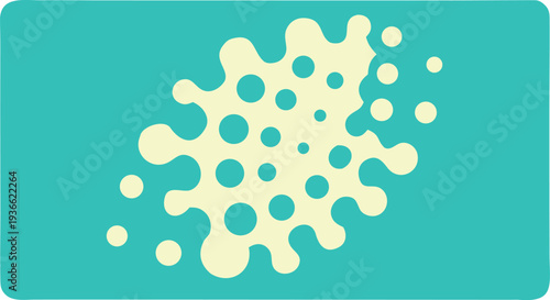 Modern Organic Dots Abstract Graphic Design