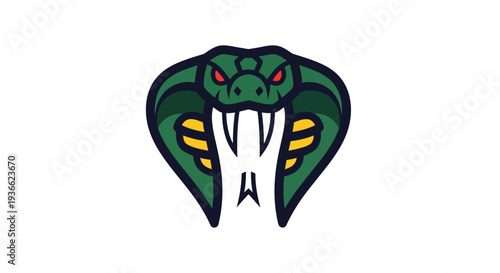 Green Snake Head Logo.