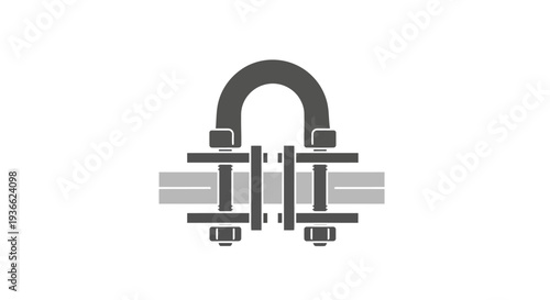 Mechanical Pipe Fitting Connection.