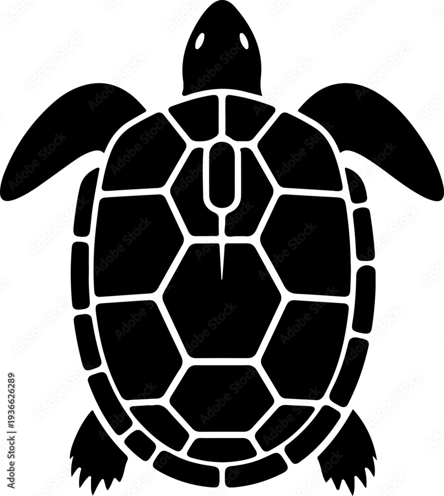 Obraz premium Computer Mouse Shaped Like Turtle Shell Vector Art