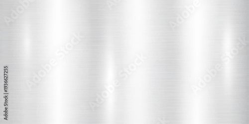 Abstract seamless brushed metal surface with a polished, shiny, and realistic finish. Ideal for sleek and modern design projects. 