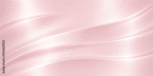Abstract of gentle wave-like forms float in the gentle embrace of soft blush background, creating a visual symphony of elegance and sophistication.