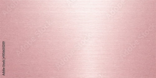 Abstract a rose gold brushed metal surface, rendered in high detail, with a subtle texture and sheen, evokes a sense of modern luxury and elegance. 
