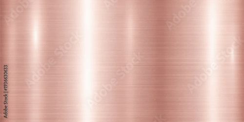 Schilderij op canvas Abstract, clean, high-quality, rose gold or copper metal texture, seamless metallic surface and elegant shimmer