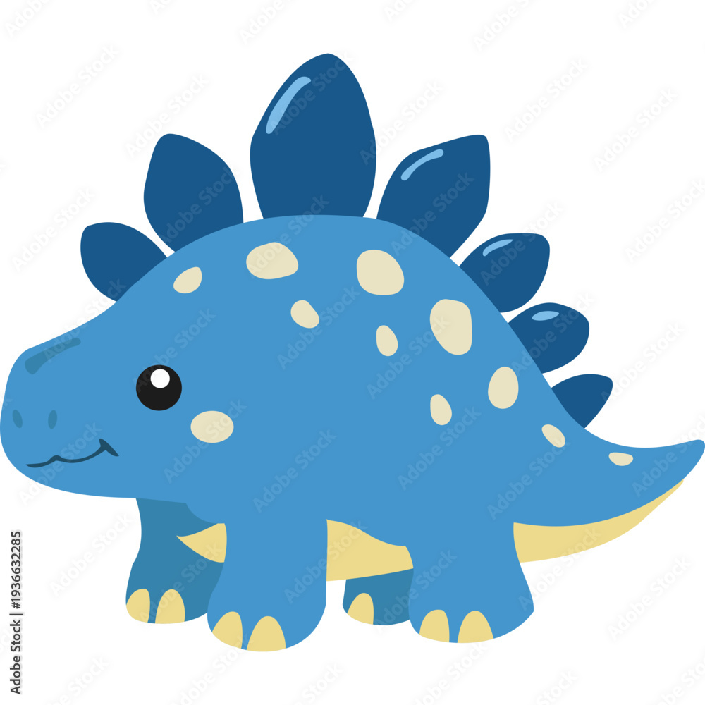 Fototapeta premium Illustration Dinosaur Plush Toy