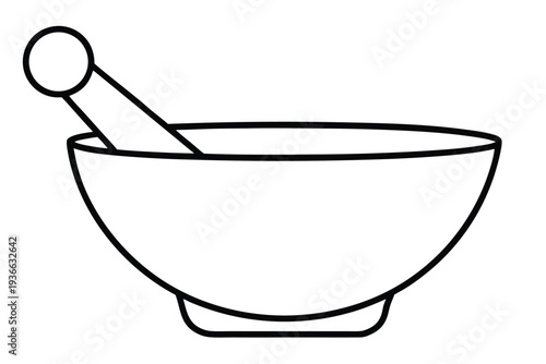 Mortar and Pestle, Pharmacy Grinding Bowl