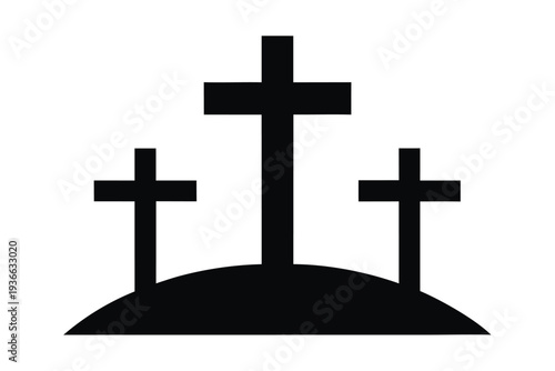 Three Crosses, Golgotha Hill