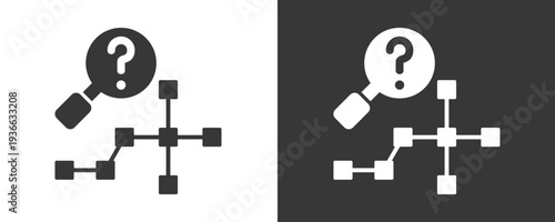 Root Cause Icon Set Vector Collection Isolated In Black And White