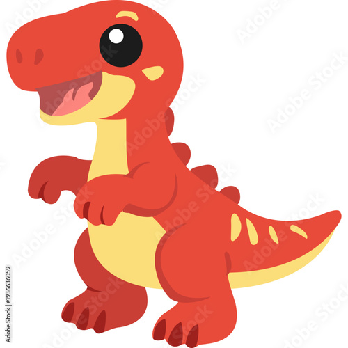 Illustration Dinosaur Plush Toy