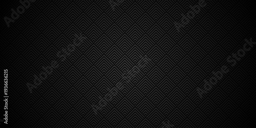 Abstract minimal black line square creative polygon overlap paper grid metallic wall wallpaper. geometric gradient triangle square decoration structure element design textile .