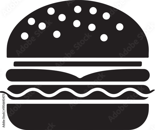 Burger vector icon