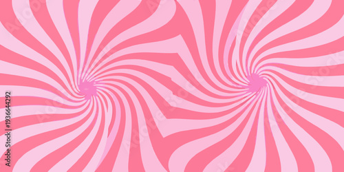 A swirling hypnotic pattern of pink and lighter pink shades