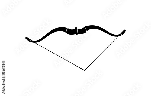 Vector bow and arrow icon