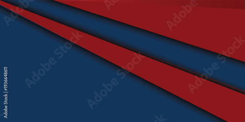 abstract 3d dark blue background with a combination of luminous red overlap style graphic design element