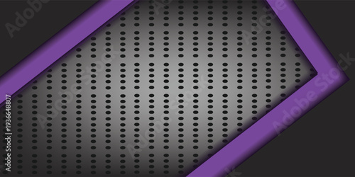 Vector abstract purple grey metal silver overlap direction with arrow combination design modern futuristic technology background vector illustration