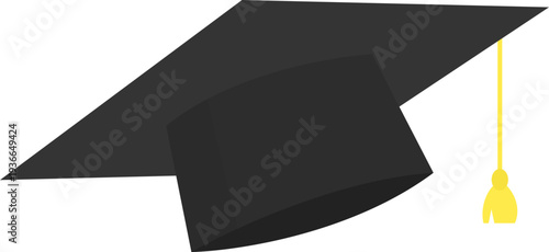 Black graduation cap