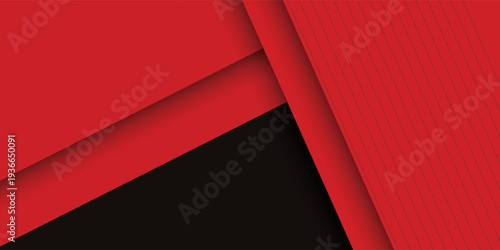 Red background overlap dimension grey vector illustration message board  message design modern website