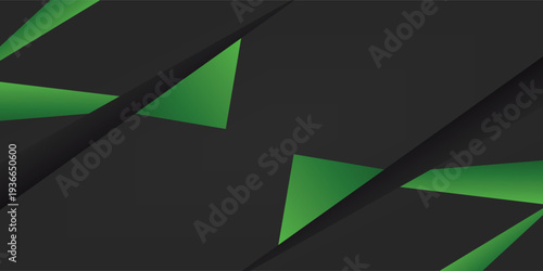 green background overlap dimension grey vector illustration message board for text and message design modern website