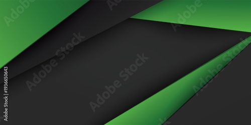 green background overlap dimension grey vector illustration message board for text and message design modern website