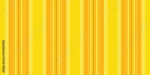 Lroud seamless fabric vertical, factory stripe texture vector. Tasic lines pattern textile background in bright and dark orange colors.