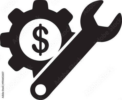 Vector finance tool icon