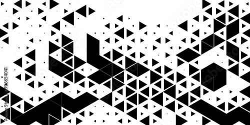 Seamless halftone triangle pattern. Random vector noise texture. Vector ilustration