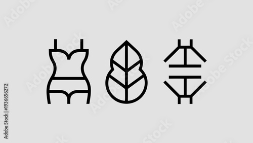 Modern eco friendly fashion icons for sustainable living