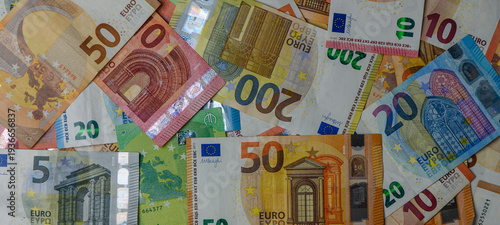 Euro Banknotes Background euro banknotes