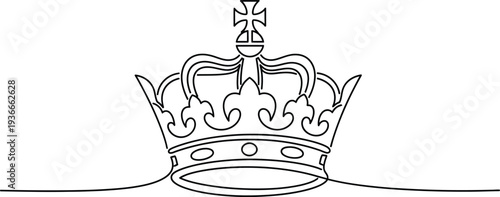 Imperial crown illustration