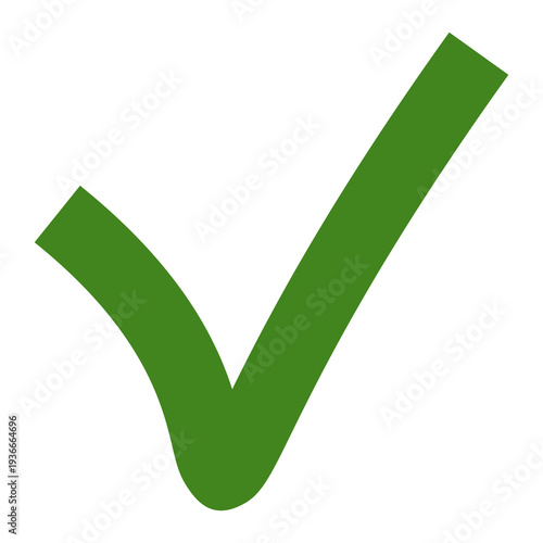 green check mark with data style, agree sign	