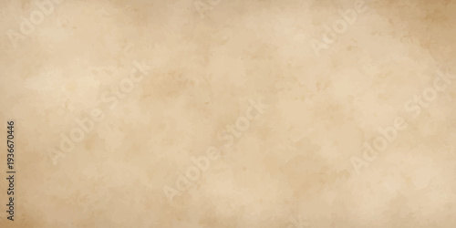 Antique aged parchment with a stained grunge texture and worn sepia tones creates a vintage blank paper background perfect for a retro design