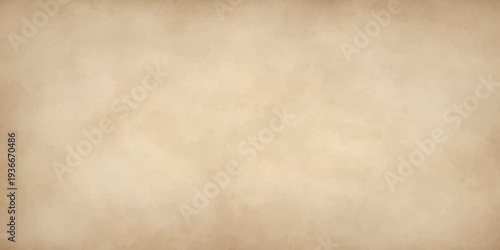 A blank antique parchment background with aged brown texture and a stained vintage paper pattern for a grungy retro design