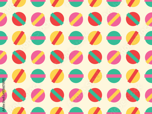 Design background ball candy unique abstract repeat pattern
