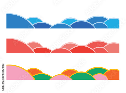 Set design cloud unique abstract sky on white background unique