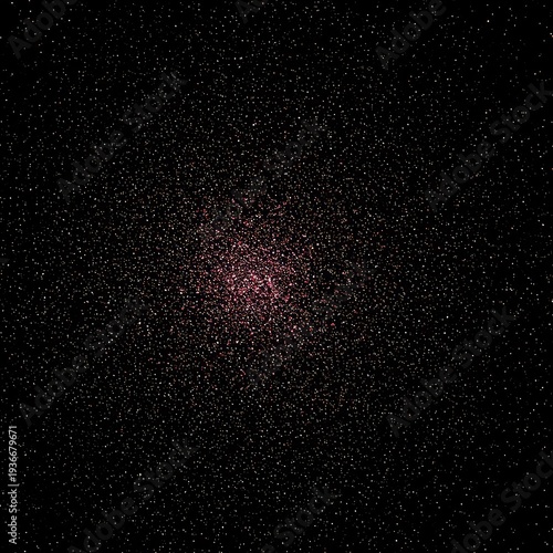 Abstract illustration showing many small elements scattered across a neutral field. This chaotic, random distribution creates visual noise ,volume ,macro ,modern