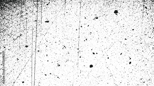 Old film grain texture with scratches and specks overlay for vintage aesthetic effects in graphic design projects transparent