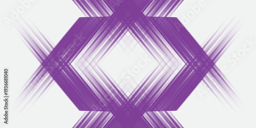 Abstract line motif car sticker, sporty lines, purple and white color combination, grunge brush pattern, motorsport racing design, Vector Illustration, Eps 10.