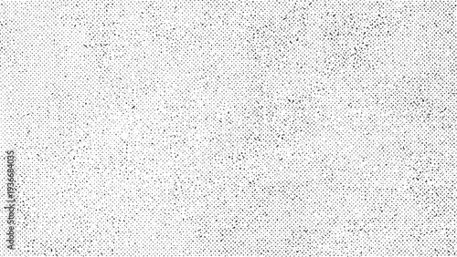 Dense grainy noise texture with uniform distribution of tiny dark particles on transparent background for subtle vintage print effect and artistic stippling or paper texture reproduction