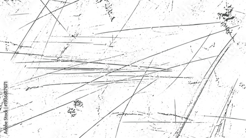 Abstract vector scratch texture background transparent grid, grunge dust and scratch effect, distressed overlay texture, rough surface with many lines and spots