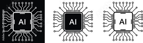 Artificial intelligence isometric smartphone interface with people and robots, digital data processing technology,