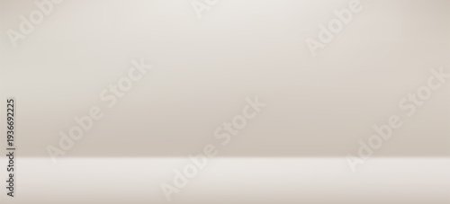 Empty brown cream color texture pattern cement wall studio background. Used for presenting cosmetic nature products for sale online.