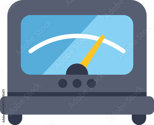 Electrical testing device indicating voltage or current level