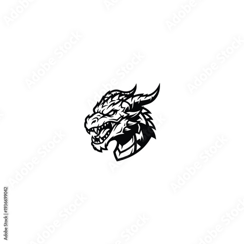 Dragon Esports Mascot Head Glyph