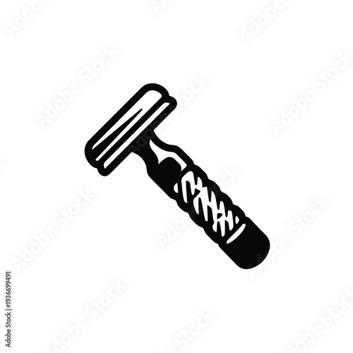 Safety Razor Mascot Glyph