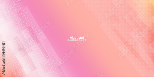 Futuristic background featuring pink and peach diagonal geometric patterns with dotted textures for modern digital tech layouts.