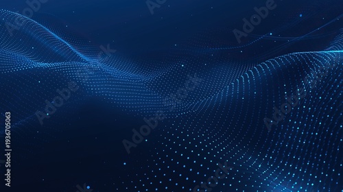 Abstract digital blue background, modern artificial intelligence technology concept, for technology and scientific visualization