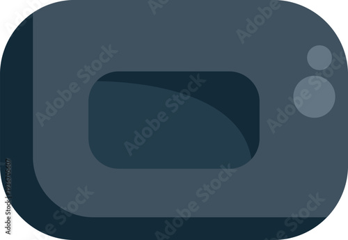 Modern oven microwave icon representing kitchen technology